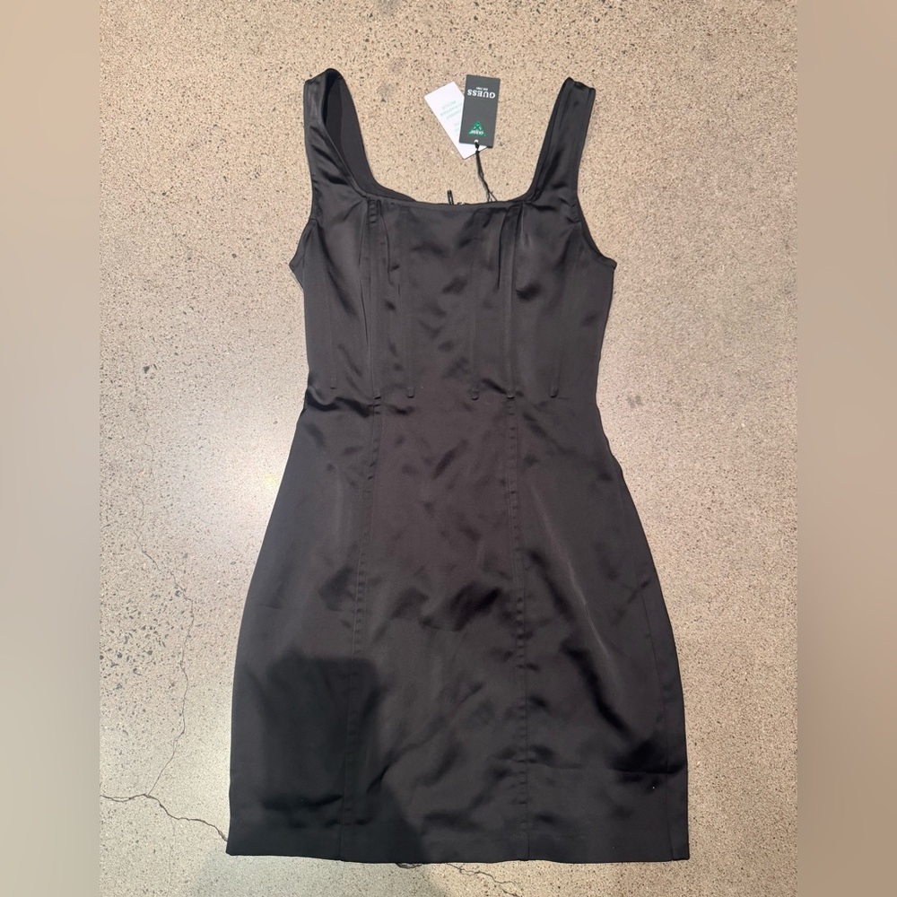 Guess Sleek Black Mini Dress